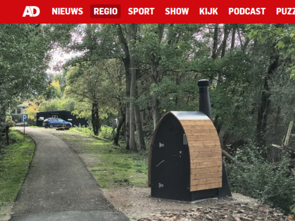 Eerste natuurtoilet in Arkel.