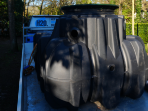 Een regenwateropslagsysteem aanschaffen en in termijnen betalen.