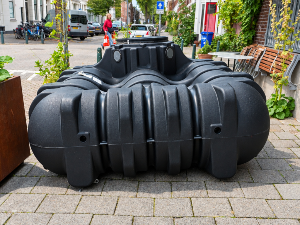 Nieuw project: Plaatsing regenwateropslagsysteem Rotterdam